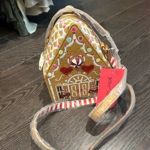 Betsey Johnson Gingerbread Crossbody Purse BNWT